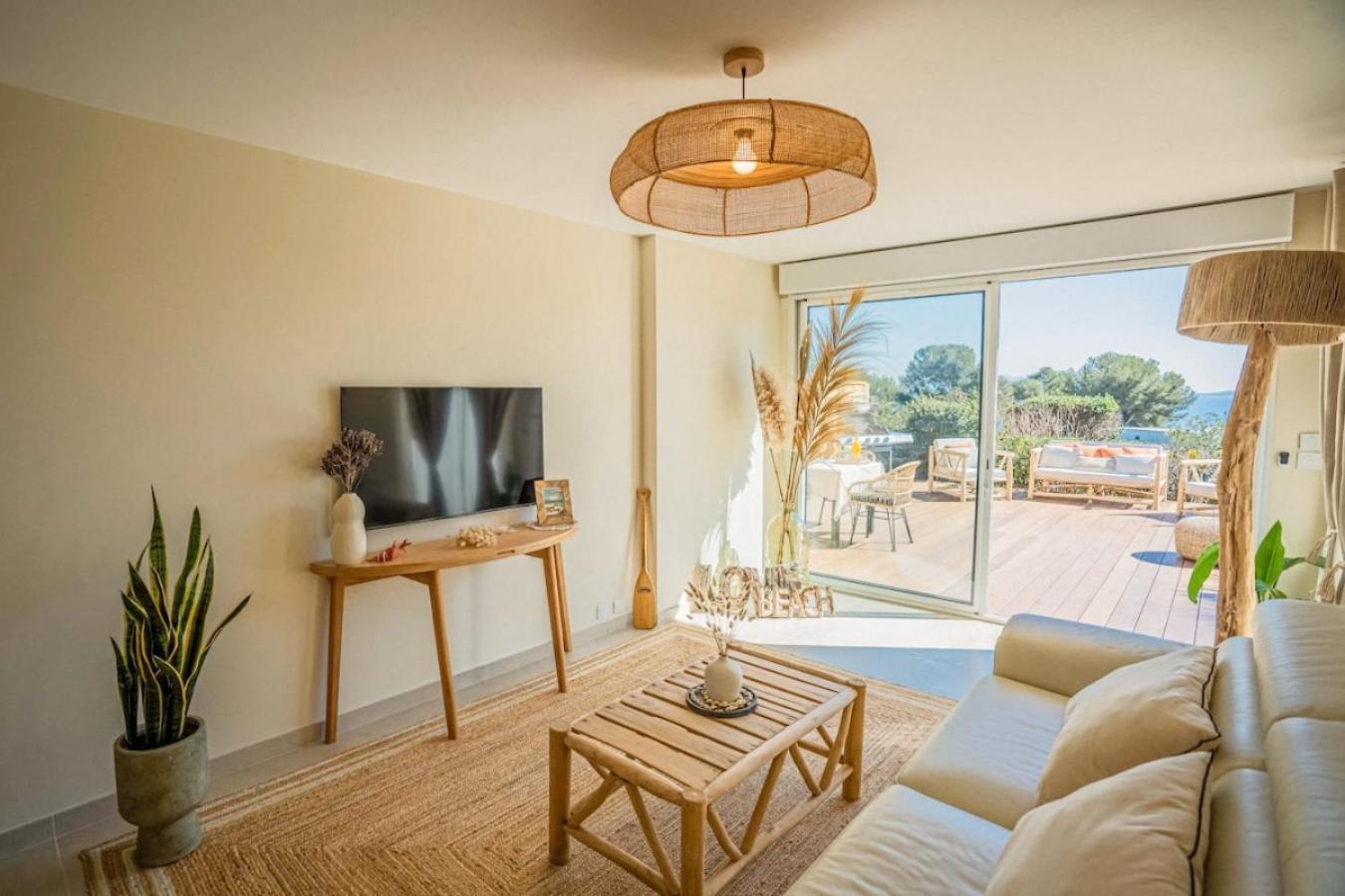 Logement Vue Mer Splendide - Situe A 50 Metres Du Bord De Mer Et 2 Minutes Des Plages - Bandolina Buitenkant foto