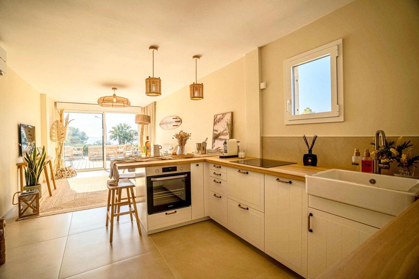 Logement Vue Mer Splendide - Situe A 50 Metres Du Bord De Mer Et 2 Minutes Des Plages - Bandolina Buitenkant foto
